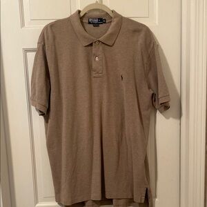 Polo by Ralph Lauren Tan Classic Polo Shirt Short Sleeves
